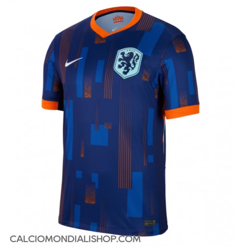 Maglie da calcio Olanda Seconda Maglia Europei 2024 Manica Corta